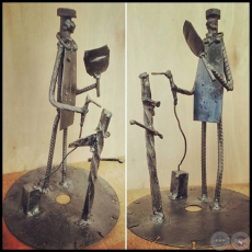 Soldador de Arte - Escultura de Sergio Jara - Año 2015